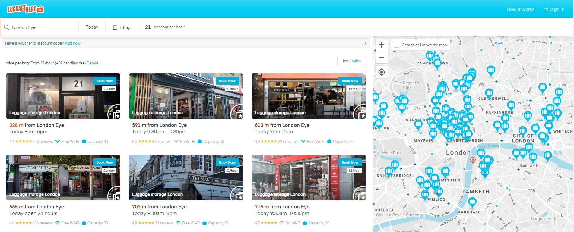 How to Store Your Luggage in London with Luggage Hero girl gone london